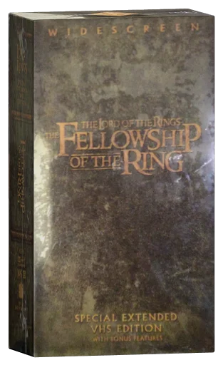 The Lord of the Rings: The Fellowship of the Ring VHS, New Line