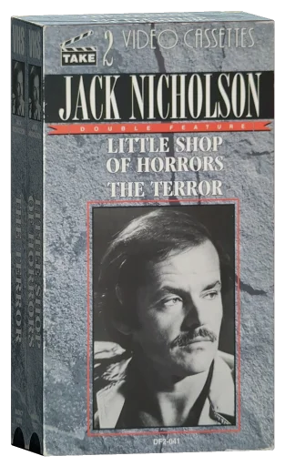 Jack Nicholson Double Feature: Little Shop of Horrors / The Terror VHS cover