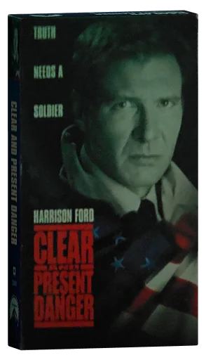 Clear and Present Danger VHS, Paramount Home Video