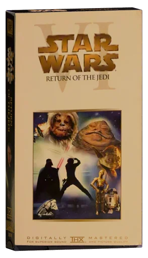 Return of the Jedi VHS, 20th Century Fox Home Entertainment