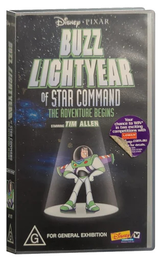 Buzz Lightyear of Star Command: The Adventure Begins VHS, Walt Disney Home Video