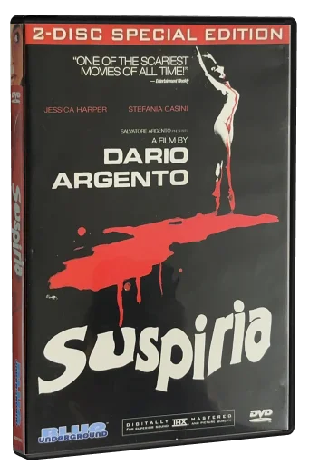 Suspiria DVD, Blue Underground
