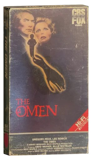 The Omen VHS, CBS/FOX Video