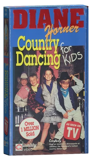 Diane Horner Country for Dancing for Kids VHS cover