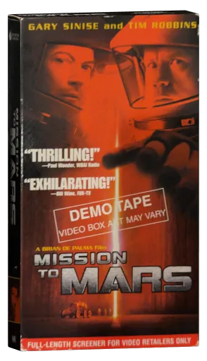 Mission to Mars VHS, Touchstone Home Video