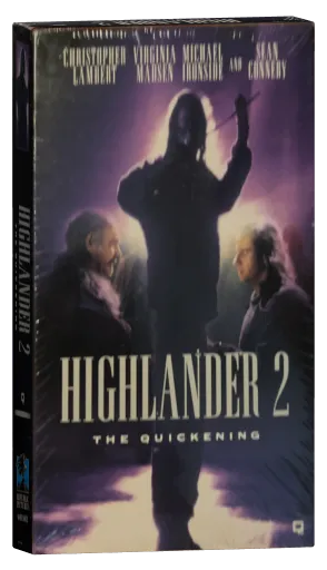 Highlander II: The Quickening VHS cover