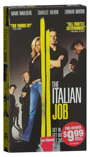 The Italian Job VHS, Paramount Pictures