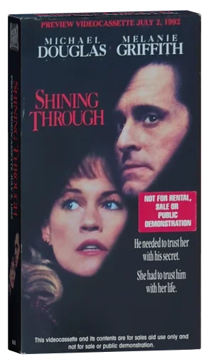 Shining Through VHS cover