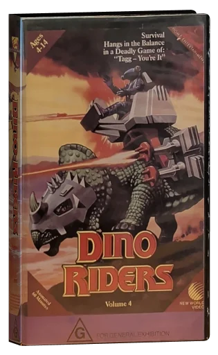 Dino-Riders VHS, New World Video