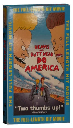 Beavis and Butt-Head Do America VHS, Paramount Home Video