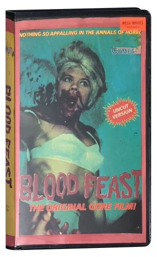 Blood Feast VHS, Comet Video