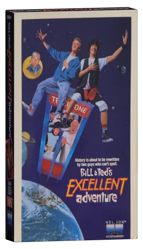 Bill & Ted's Excellent Adventure VHS, Nelson Entertainment