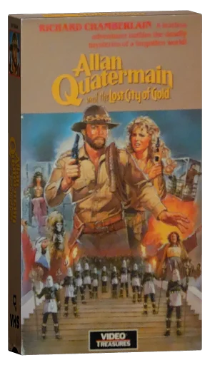 Allan Quatermain and the Lost City of Gold VHS cover