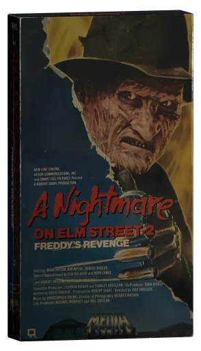A Nightmare on Elm Street Part 2: Freddy's Revenge VHS, Media Home Entertainment