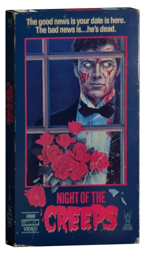 Night of the Creeps VHS, HBO Cannon Video