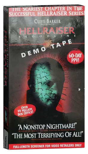 Hellraiser: Bloodline VHS, Dimension Home Video