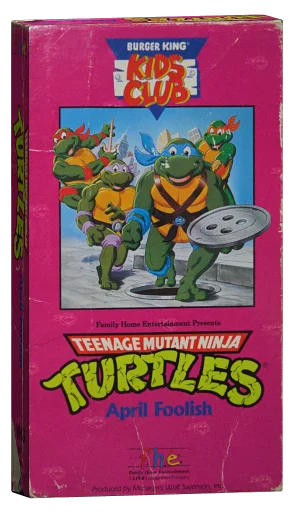 Teenage Mutant Ninja Turtles VHS, Family Home Entertainment