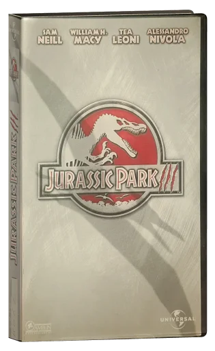 Jurassic Park III VHS, Universal Studios Home Video