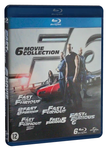 Fast & Furious 6 Movie Collection Blu-ray cover