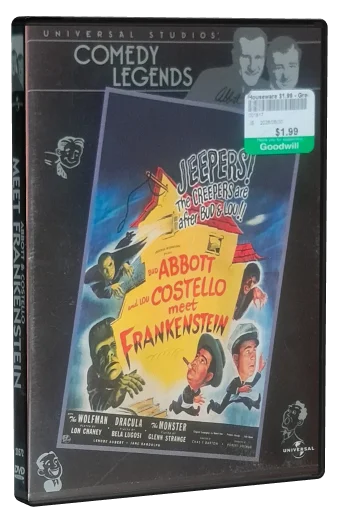 Bud Abbott and Lou Costello Meet Frankenstein DVD, Universal Studios Home Video