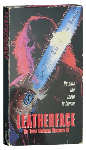 Leatherface: The Texas Chainsaw Massacre III VHS, RCA/Columbia Pictures Home Video