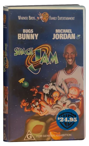 Space Jam VHS, Warner Bros. Family Entertainment