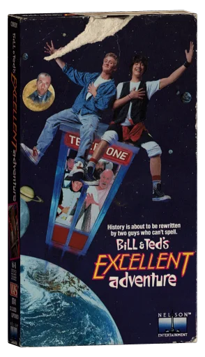 Bill & Ted's Excellent Adventure VHS, Nelson Entertainment