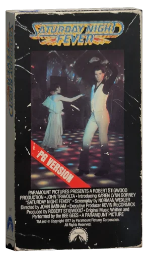 Saturday Night Fever VHS cover