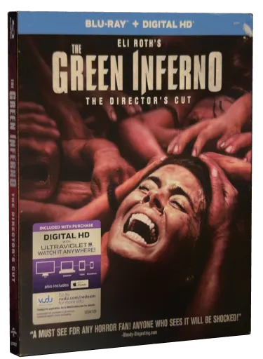 The Green Inferno Blu-ray, Universal Studios Home Entertainment