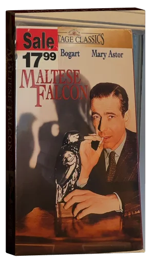 The Maltese Falcon VHS, MGM/UA Home Video