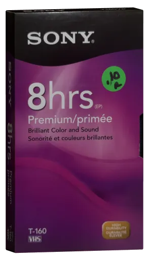 Sony Premium Grade VHS, Sony