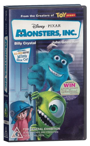Monsters, Inc. VHS, Buena Vista Home Entertainment