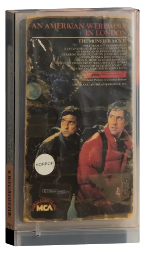 An American Werewolf in London VHS, MCA Videocassette Inc.