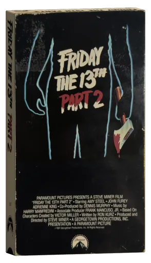Friday the 13th Part 2 VHS, Paramount Pictures