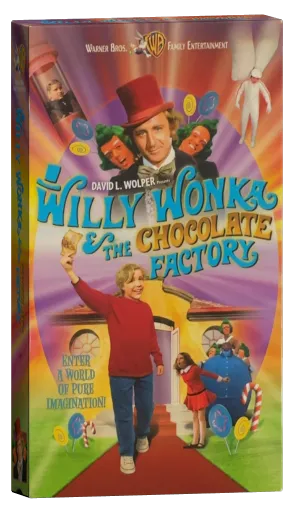 Willy Wonka & the Chocolate Factory VHS, Warner Bros. Pictures